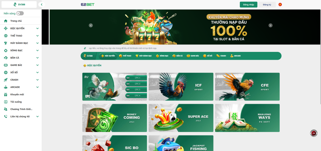 TỔNG HỢP TOÀN BỘ CHƯƠNG TRÌNH KHUYẾN MÃI HOT NHẤT TẠI E2BET – THA HỒ NHẬN QUÀ, ĐẬM ĐÀ CHIẾN THẮNG